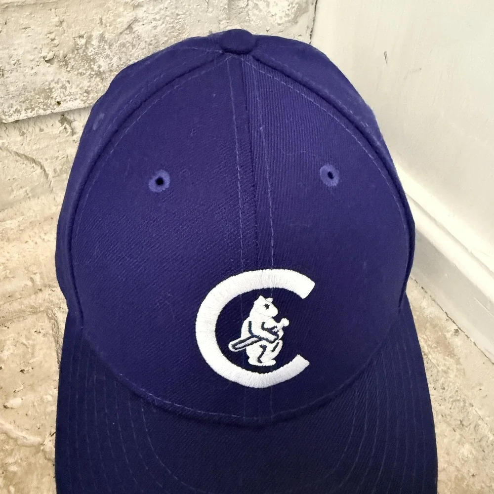Chicago Cubs Hat Cap Fitted Mens 7 1/8 Baseball New Era 59FIFTY Heritage